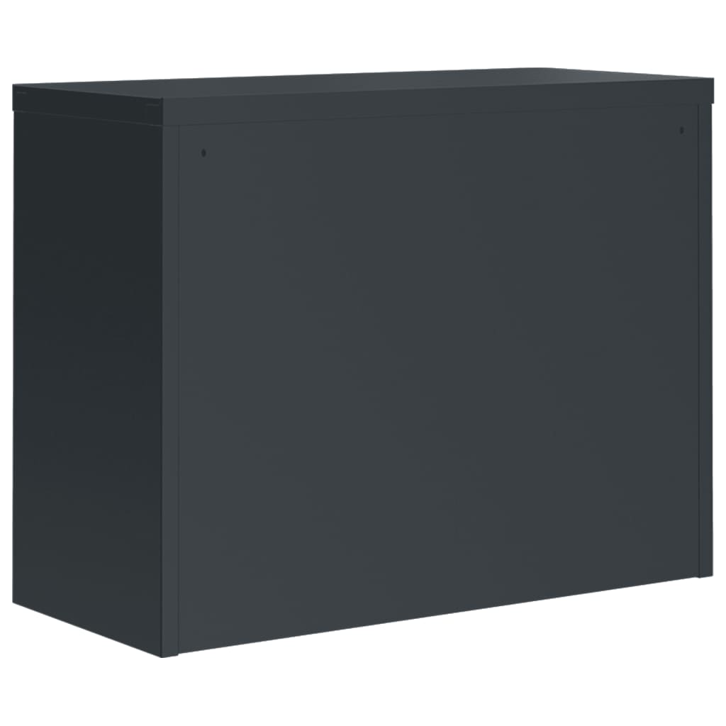 Ormarić za spise antracit 90 x 40 x 70 cm čelični