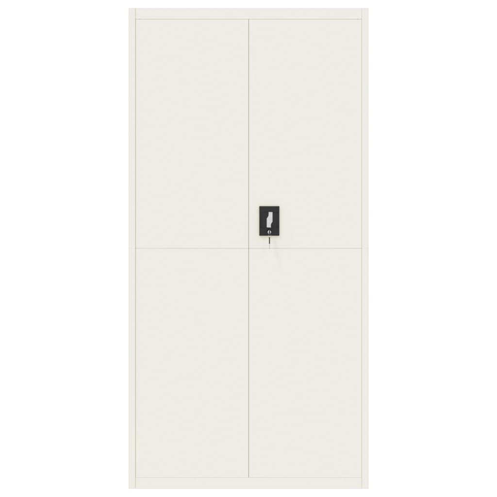 Ormarić za spise bijeli 90 x 40 x 180 cm čelični