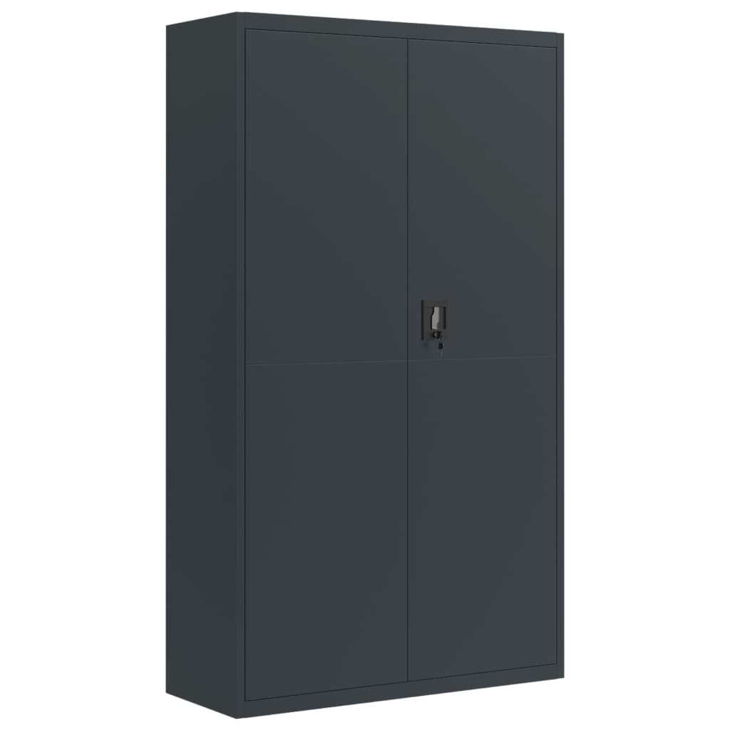 Ormarić za spise antracit 105 x 40 x 180 cm čelični