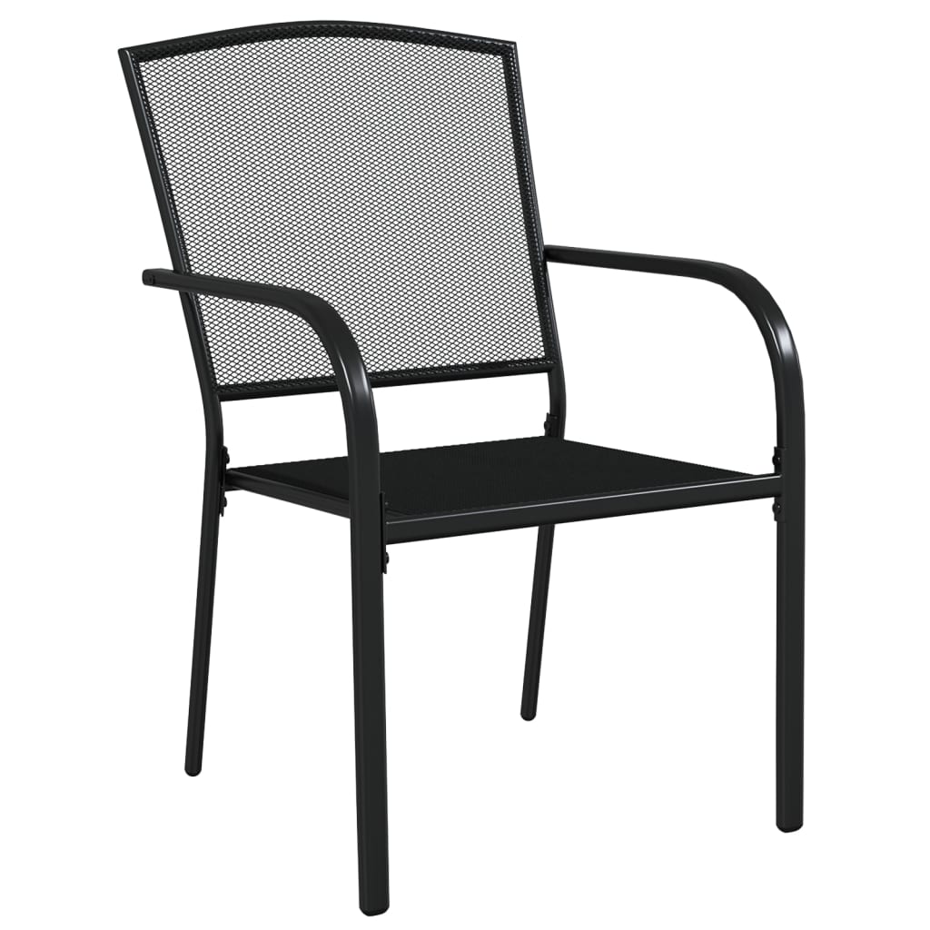 9-dijelni vrtni blagovaonski set antracit čelični