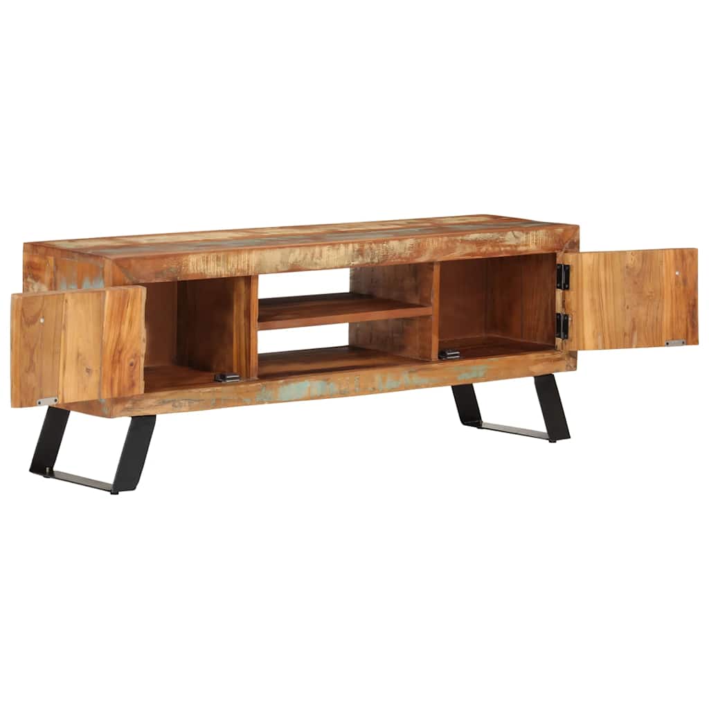 TV ormarić 112 x 30 x 45 cm od masivnog obnovljenog drva
