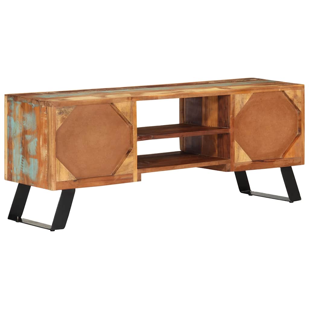 TV ormarić 112 x 30 x 45 cm od masivnog obnovljenog drva