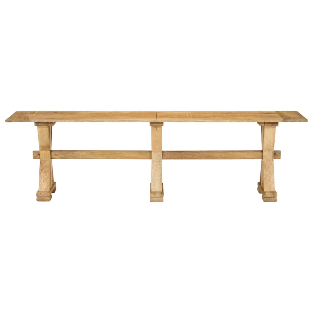 Klupa 160 x 35 x 45 cm od masivnog drva manga