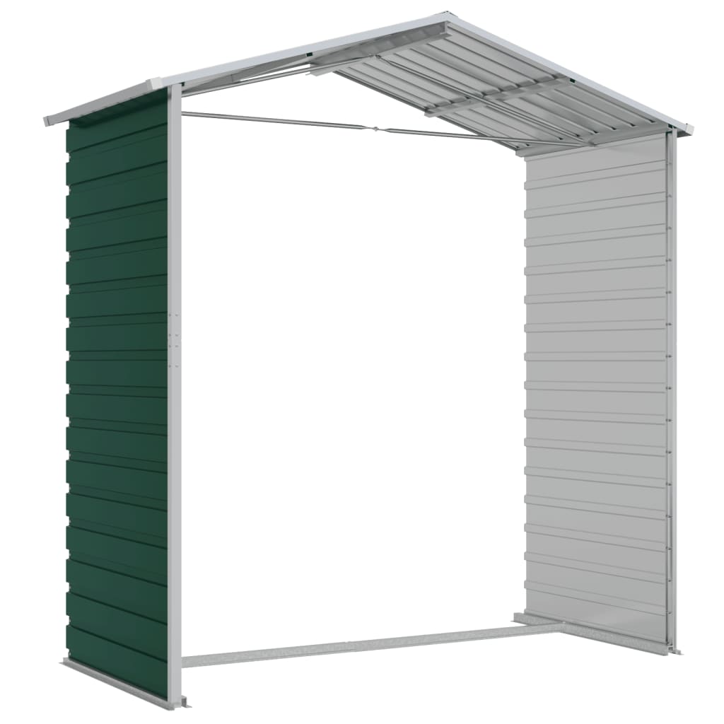 Vrtna kućica zelena 191 x 130 x 198 cm od pocinčanog čelika