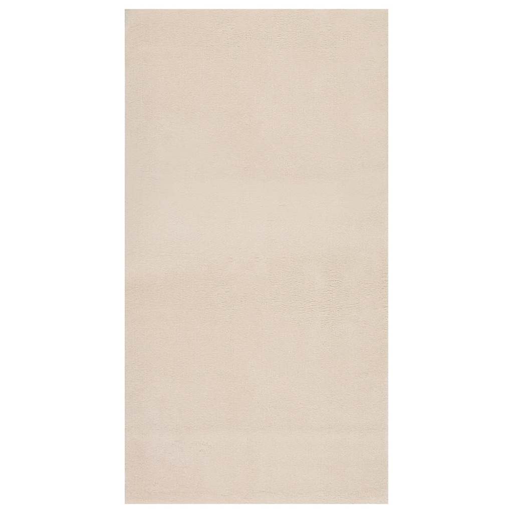 Čupavi tepih bež 120x183 cm poliester