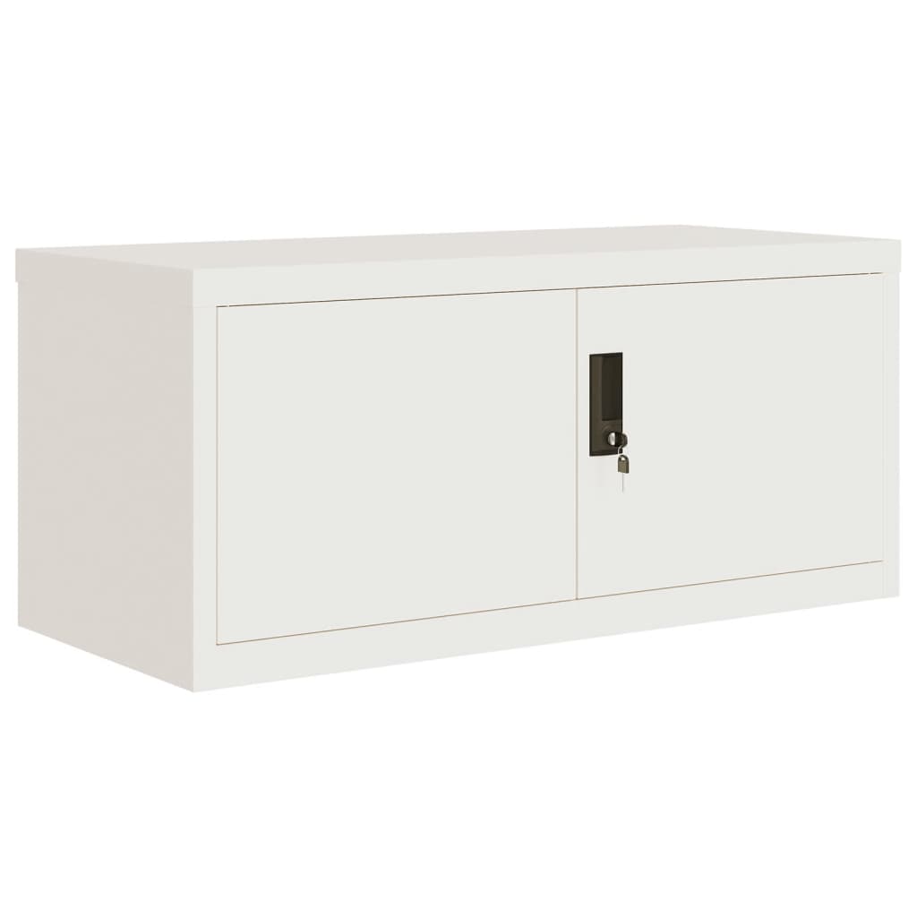 Ormarić za spise bijeli 90x40x130 cm čelični