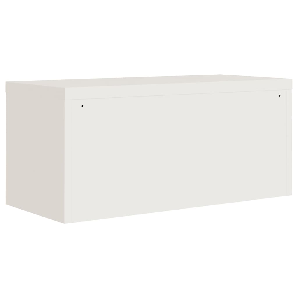 Ormarić za spise bijeli 90 x 40 x 180 cm čelični