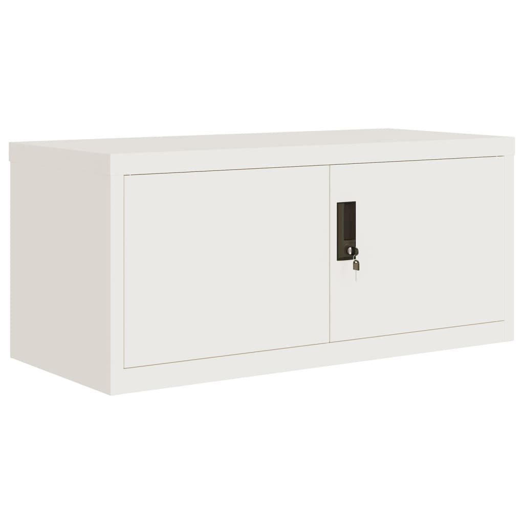 Ormarić za spise bijeli 90 x 40 x 220 cm čelični
