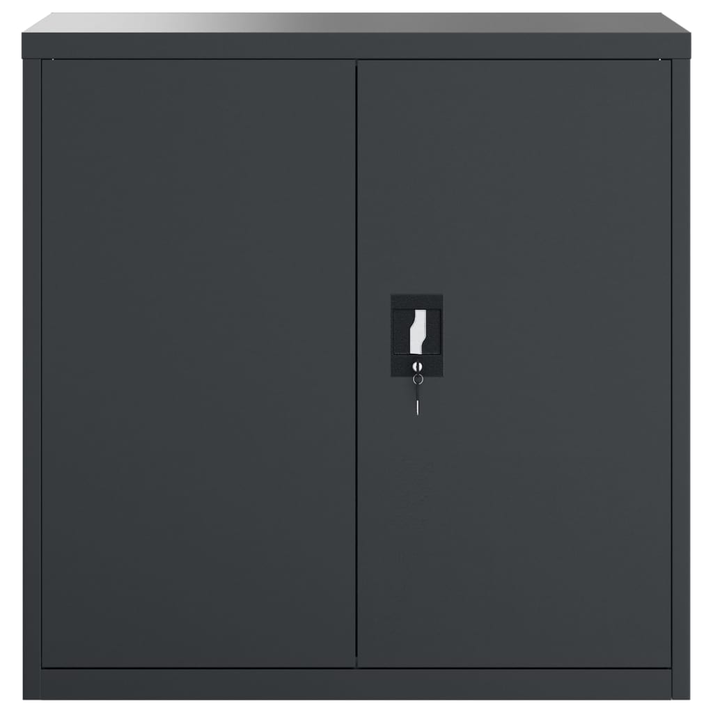 Ormarić za spise antracit 90x40x130 cm čelični