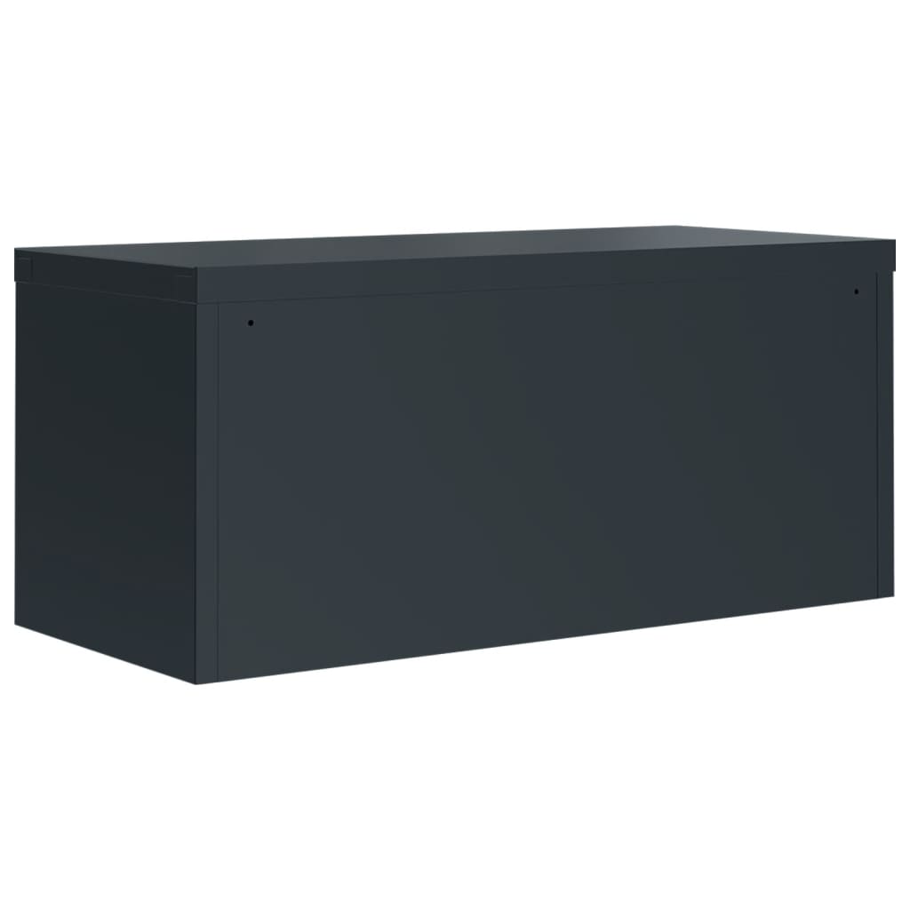 Ormarić za spise antracit 90 x 40 x 180 cm čelični