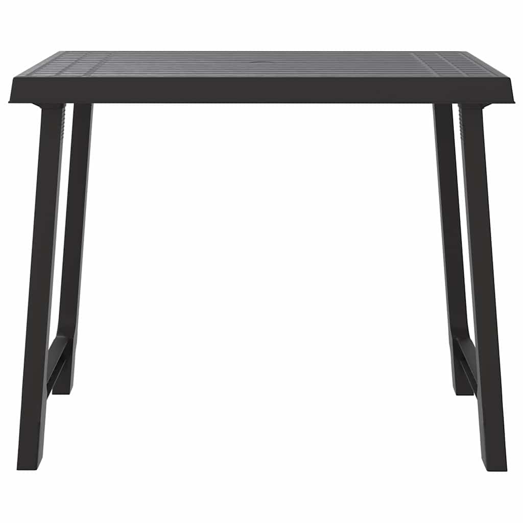 Stol za kampiranje antracit 79 x 56 x 64 cm PP izgled drva