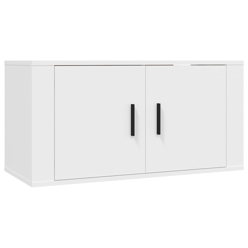 Zidni TV ormarići 2 kom bijeli 80 x 34,5 x 40 cm