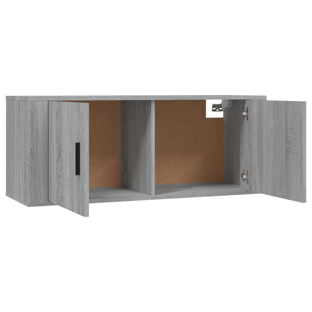 Zidni TV ormarići 2 kom boja sivog hrasta sonome 100x34,5x40 cm