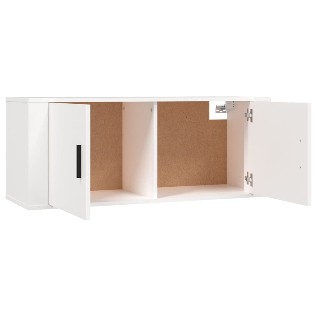 Zidni TV ormarić 3 kom bijeli 100 x 34,5 x 40 cm