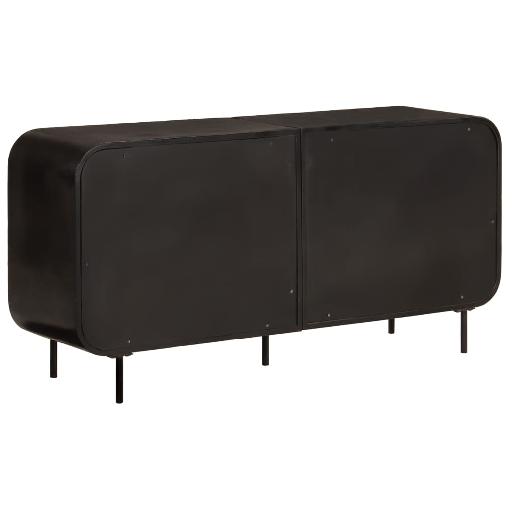 Komoda 140 x 35 x 70 cm od masivnog obnovljenog drva i metala