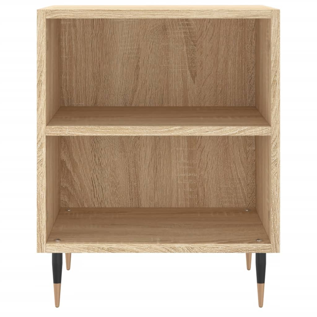 Noćni ormarići 2 kom boja hrasta 40x30x50 cm konstruirano drvo