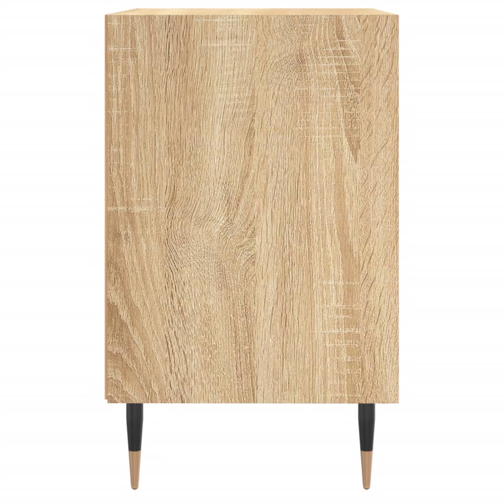 Noćni ormarići 2 kom boja hrasta 40x30x50 cm konstruirano drvo