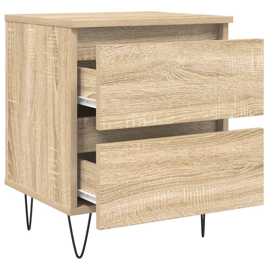 Noćni ormarić boja hrasta sonome 40x35x50 cm konstruirano drvo