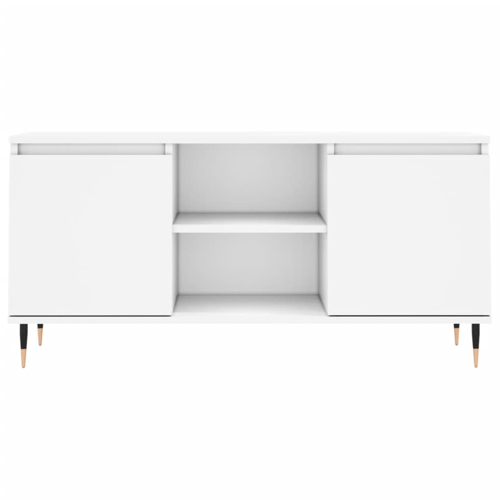 TV ormarić bijeli 104 x 35 x 50 cm od konstruiranog drva