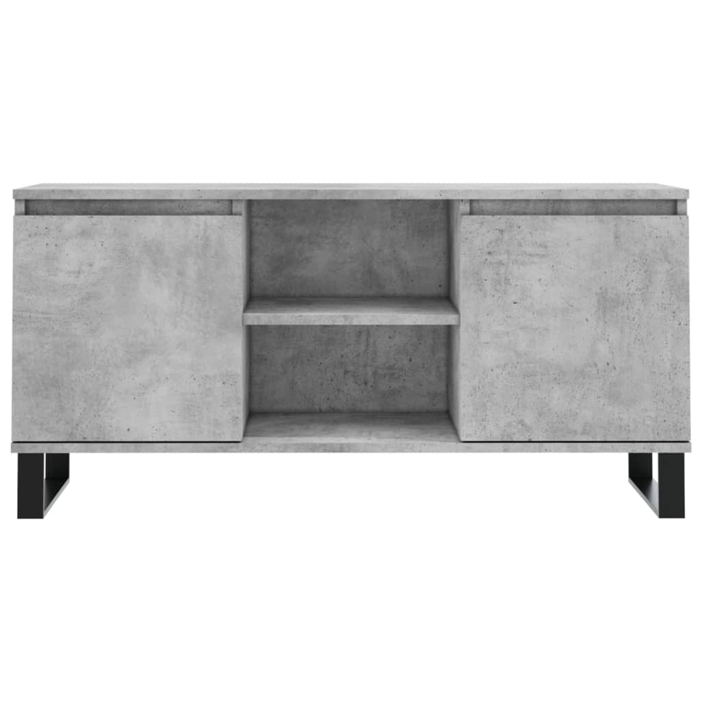 TV ormarić siva boja betona 104x35x50 cm od konstruiranog drva