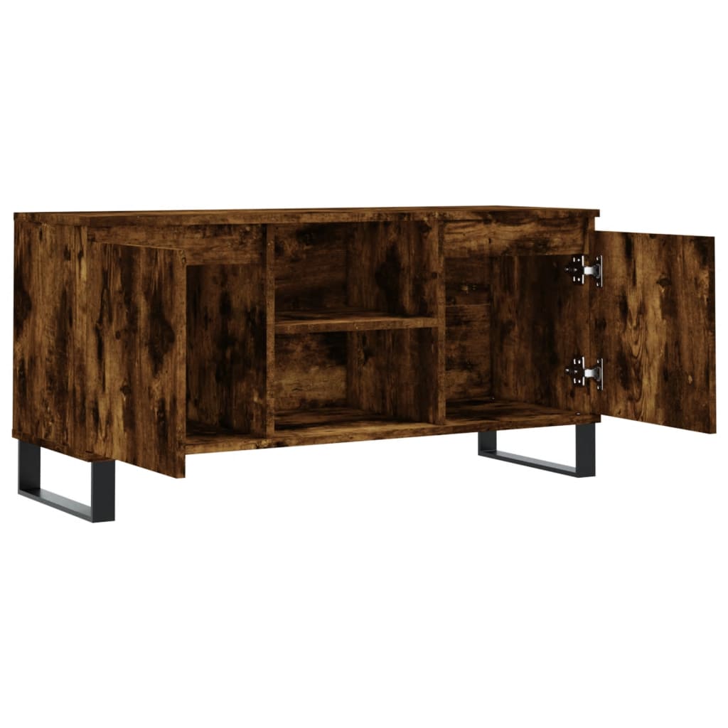TV ormarić boja dimljenog hrasta 104x35x50 cm konstruirano drvo
