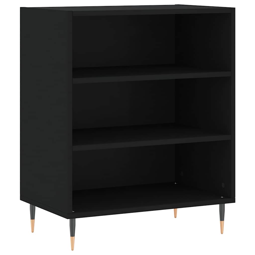 Komoda crna 57 x 35 x 70 cm od konstruiranog drva