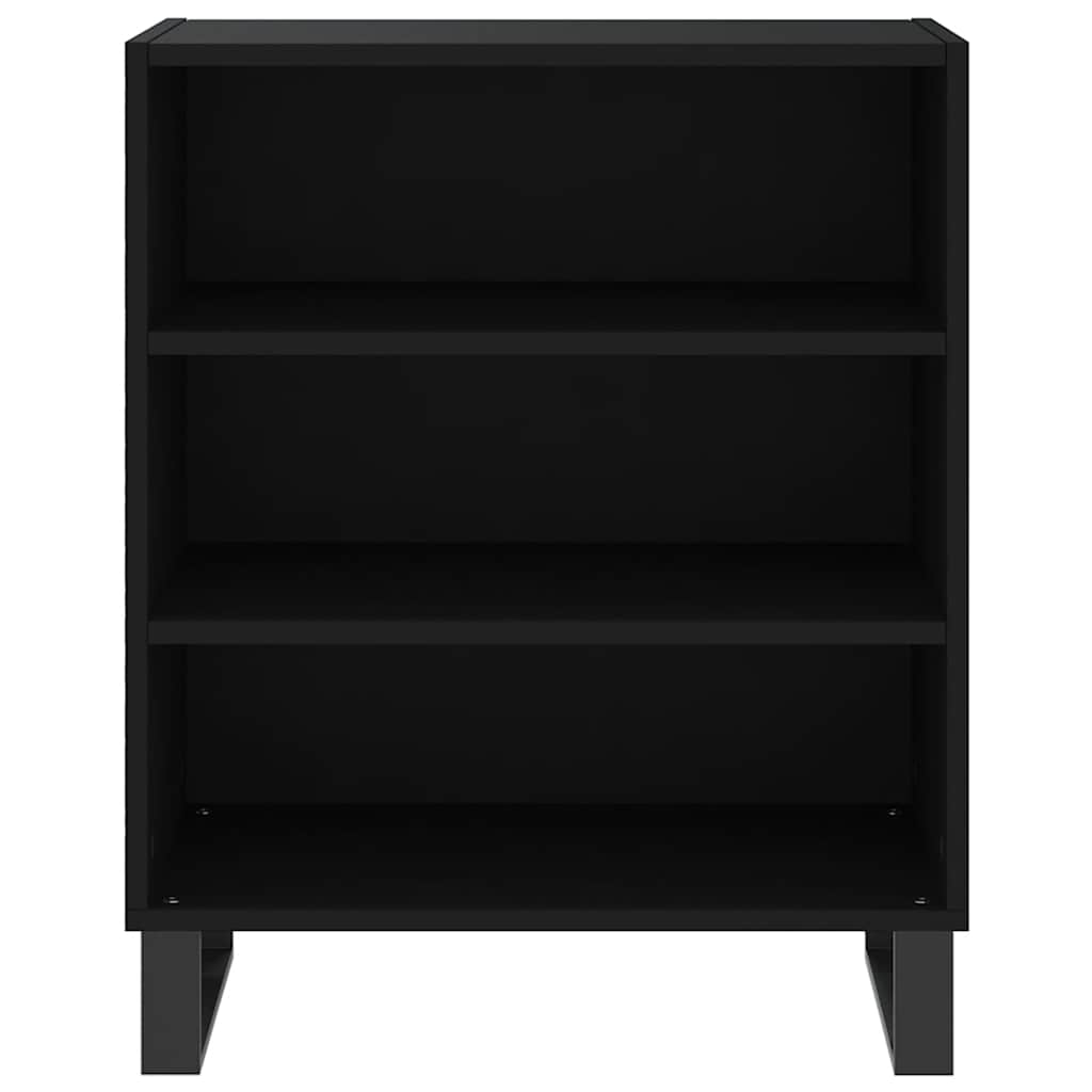 Komoda crna 57 x 35 x 70 cm od konstruiranog drva