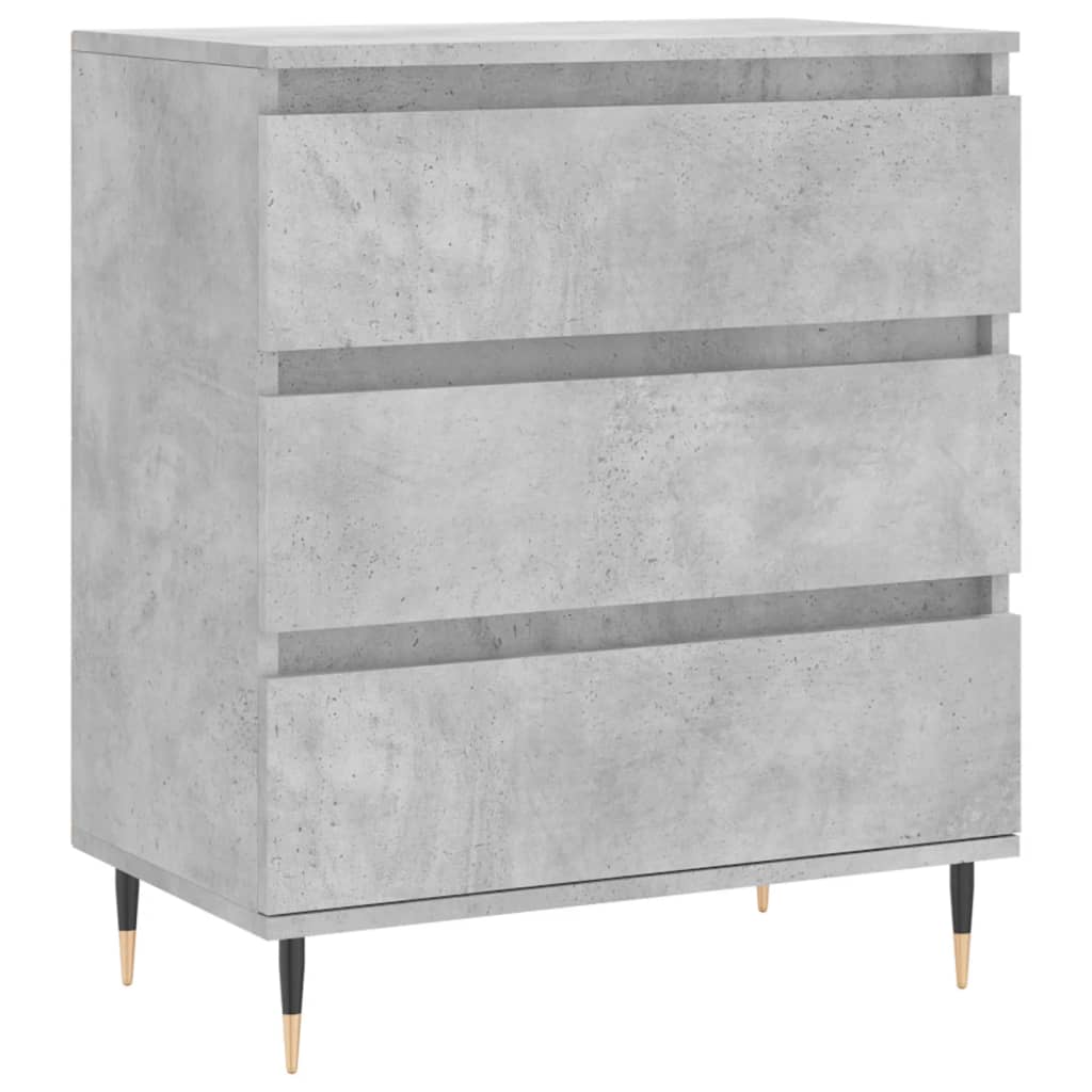 Komoda siva boja betona 60x35x70 cm od konstruiranog drva