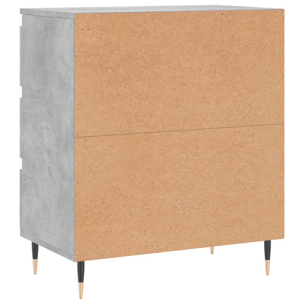 Komoda siva boja betona 60x35x70 cm od konstruiranog drva