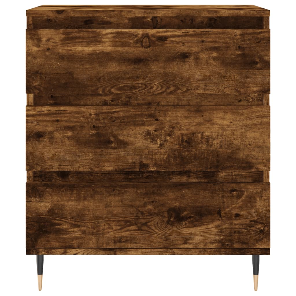 Komoda boja dimljenog hrasta 60 x 35 x 70 cm konstruirano drvo