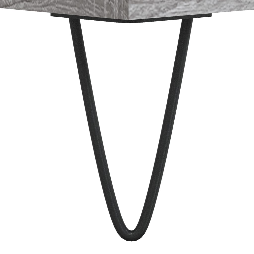 Komoda sivog hrasta sonome 60x35x70 cm od konstruiranog drva
