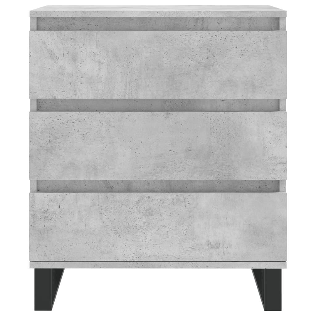 Komoda siva boja betona 60x35x70 cm od konstruiranog drva