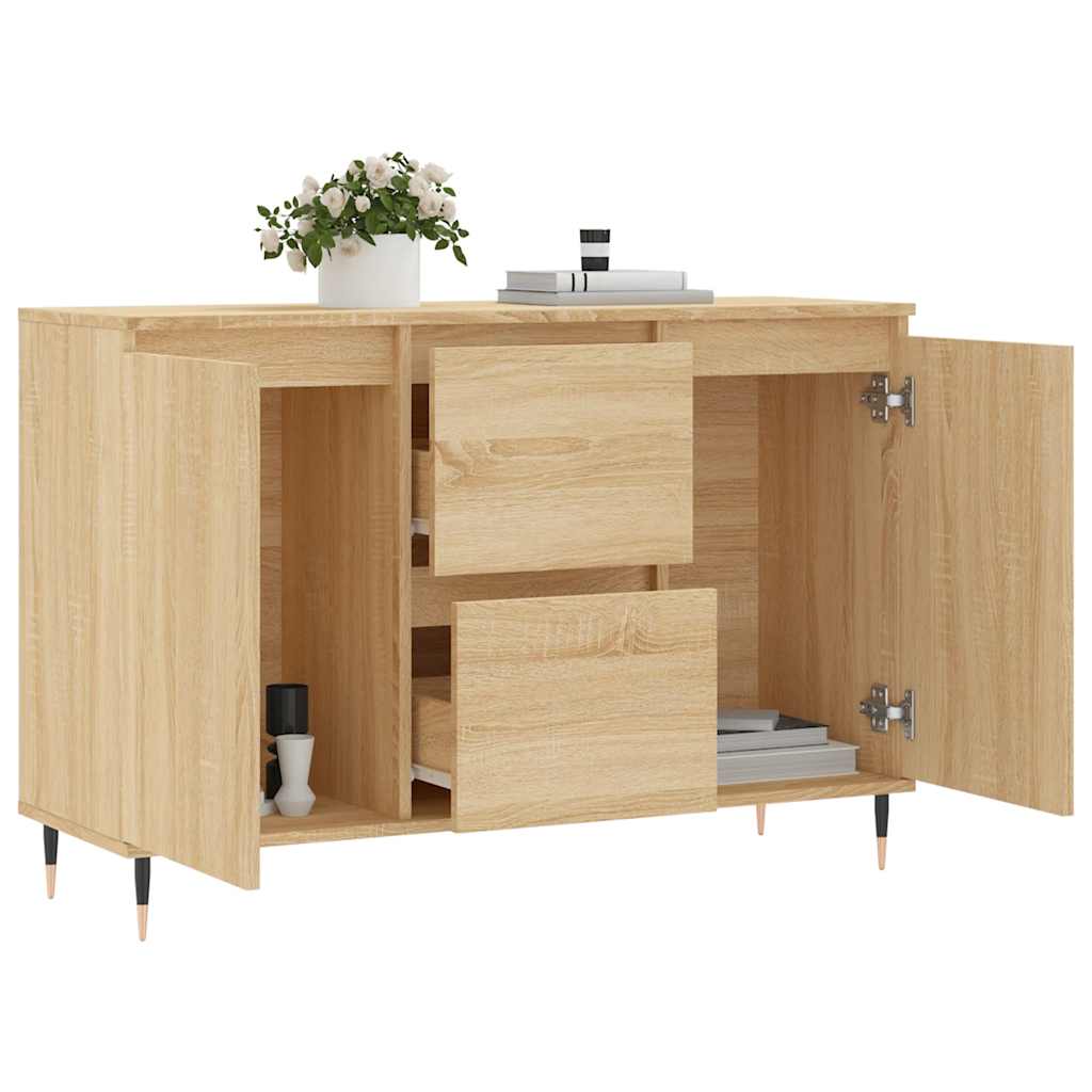 Komoda boja hrasta sonome 101,5x35x70 cm od konstruiranog drva