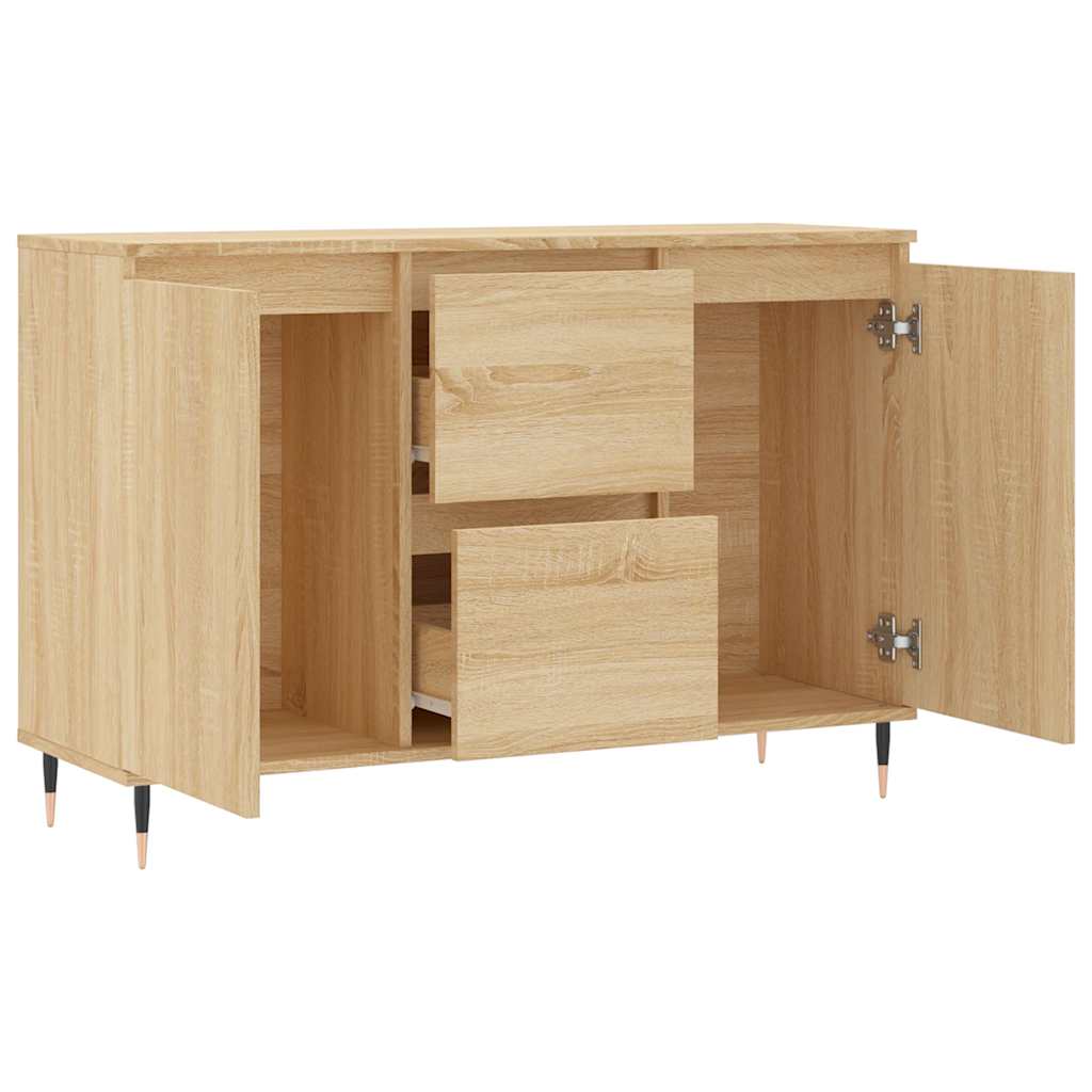Komoda boja hrasta sonome 101,5x35x70 cm od konstruiranog drva