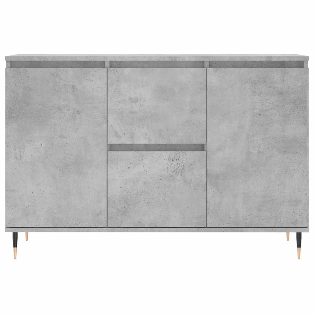 Komoda siva boja betona 101,5x35x70 cm od konstruiranog drva
