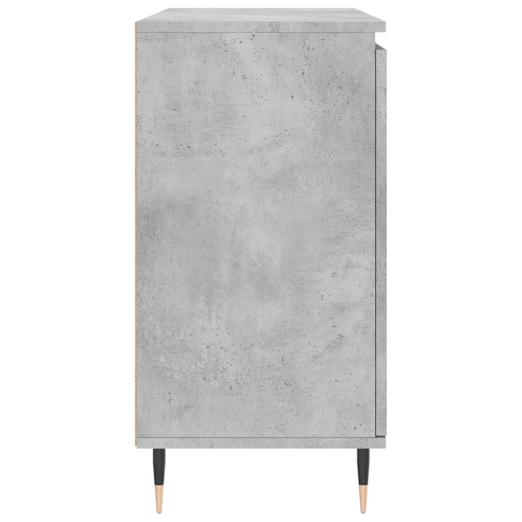 Komoda siva boja betona 101,5x35x70 cm od konstruiranog drva