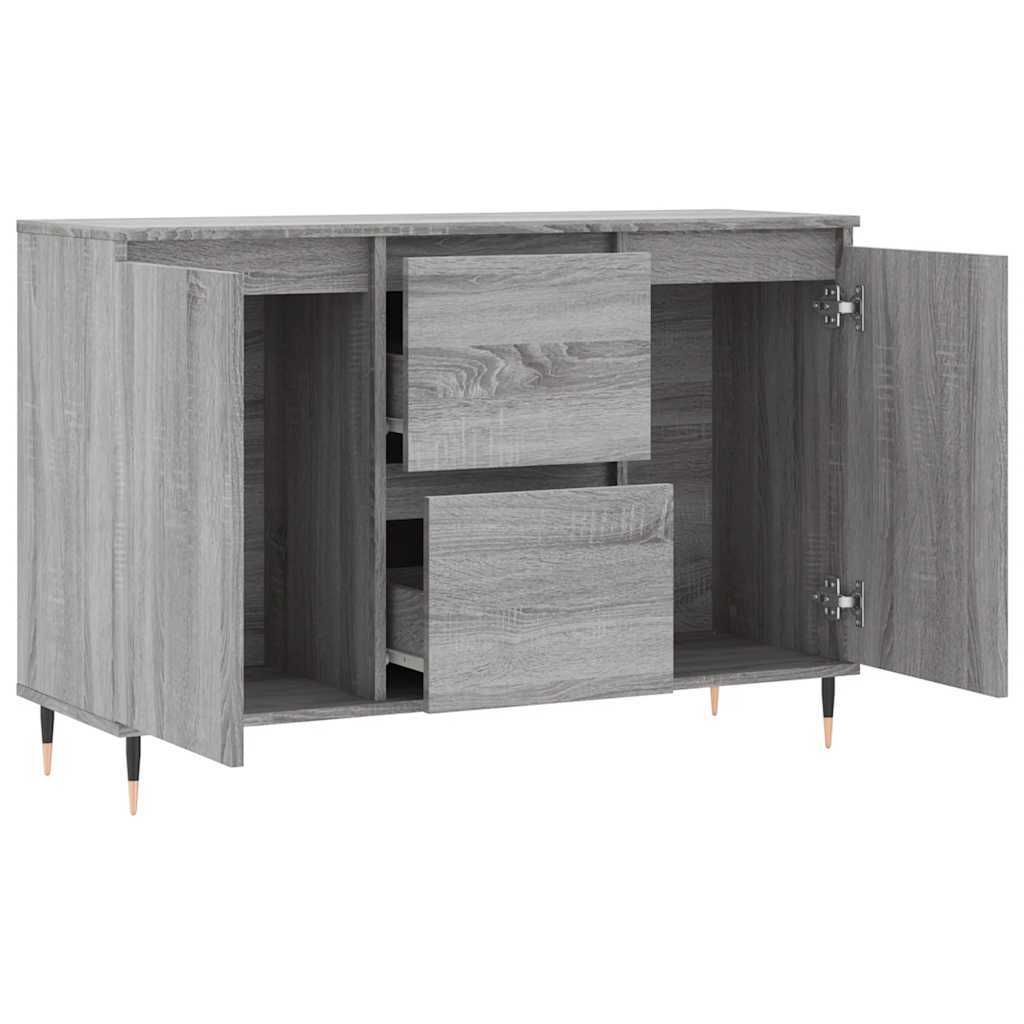 Komoda boja hrasta sonome 101,5x35x70 cm konstruirano drvo