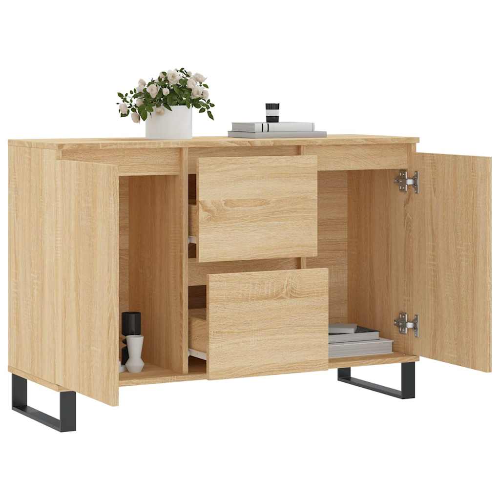 Komoda boja hrasta sonome 101,5x35x70 cm od konstruiranog drva