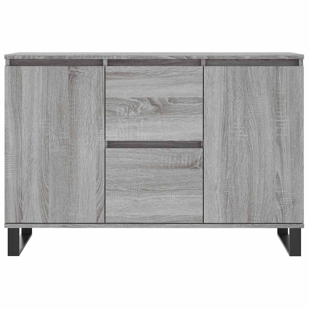 Komoda sivog hrasta sonome 101,5x35x70 cm od konstruiranog drva