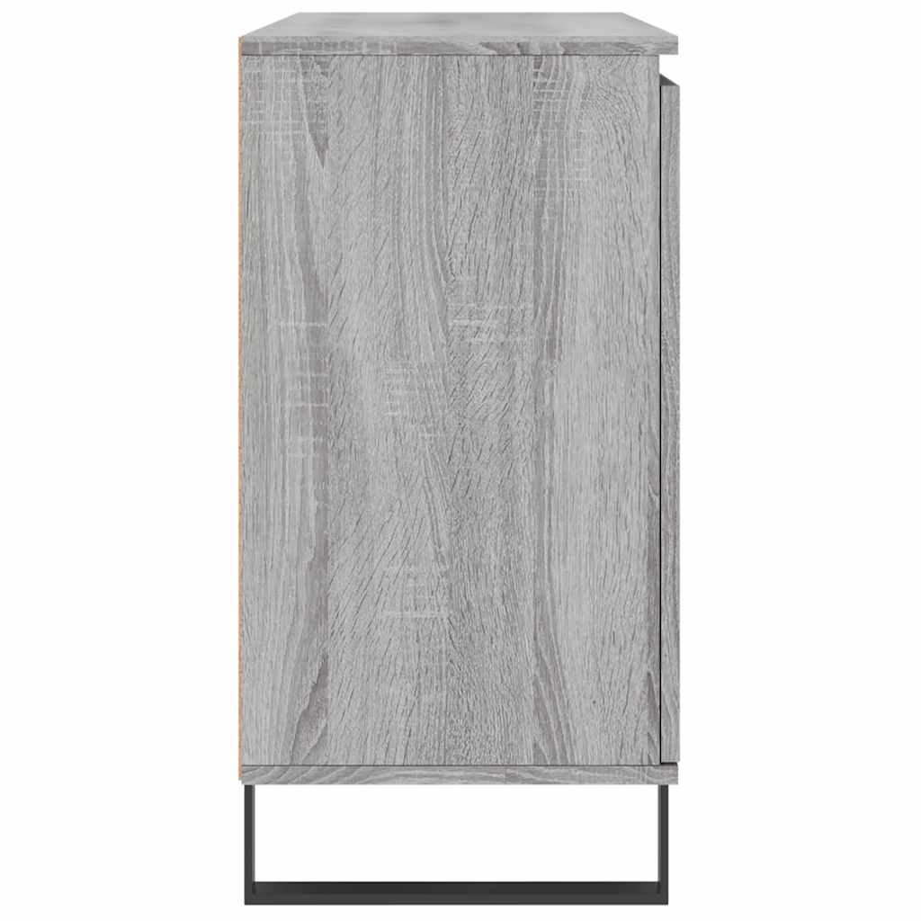 Komoda sivog hrasta sonome 101,5x35x70 cm od konstruiranog drva