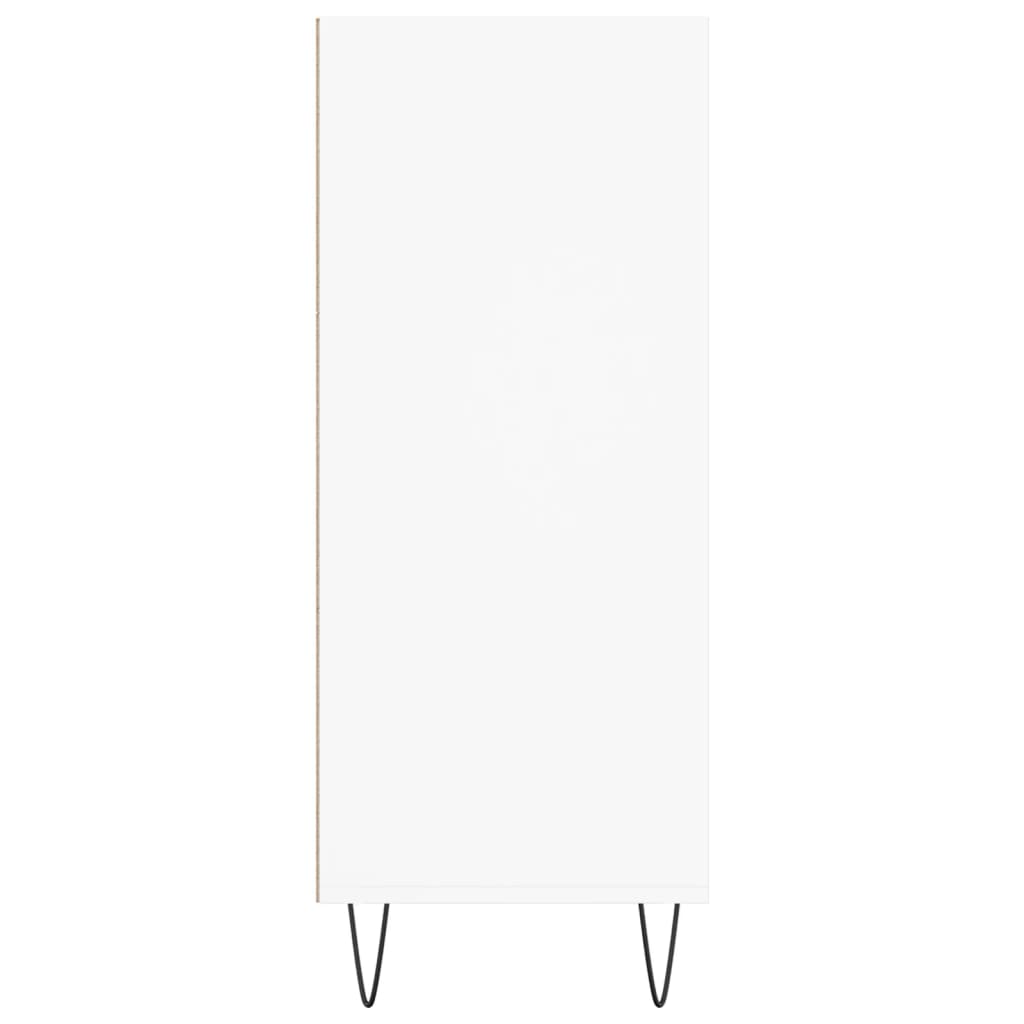 Visoka komoda bijela 57 x 35 x 90 cm od konstruiranog drva