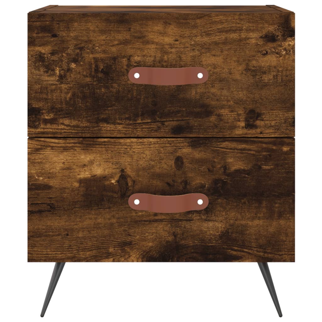 Noćni ormarići 2 kom boja hrasta 40x35x47,5cm konstruirano drvo