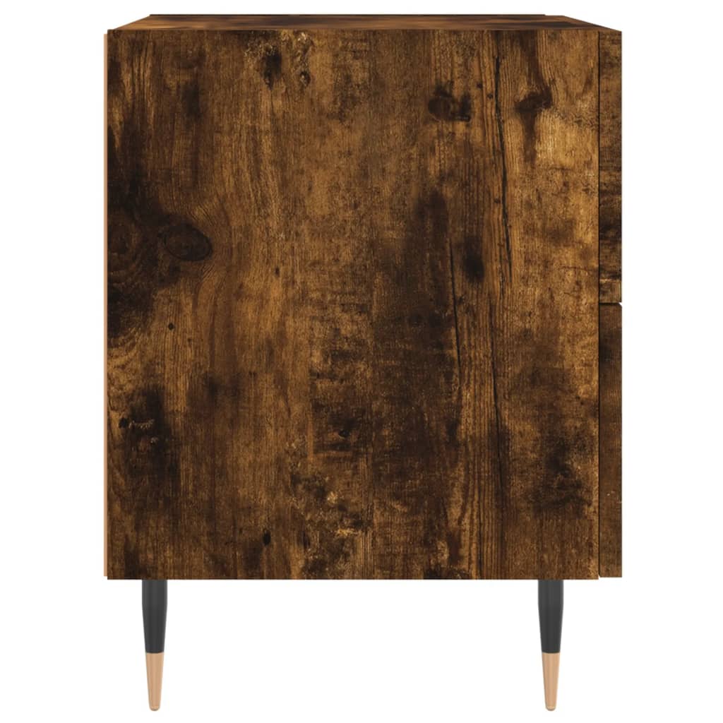 Noćni ormarići 2 kom boja hrasta 40x35x47,5cm konstruirano drvo