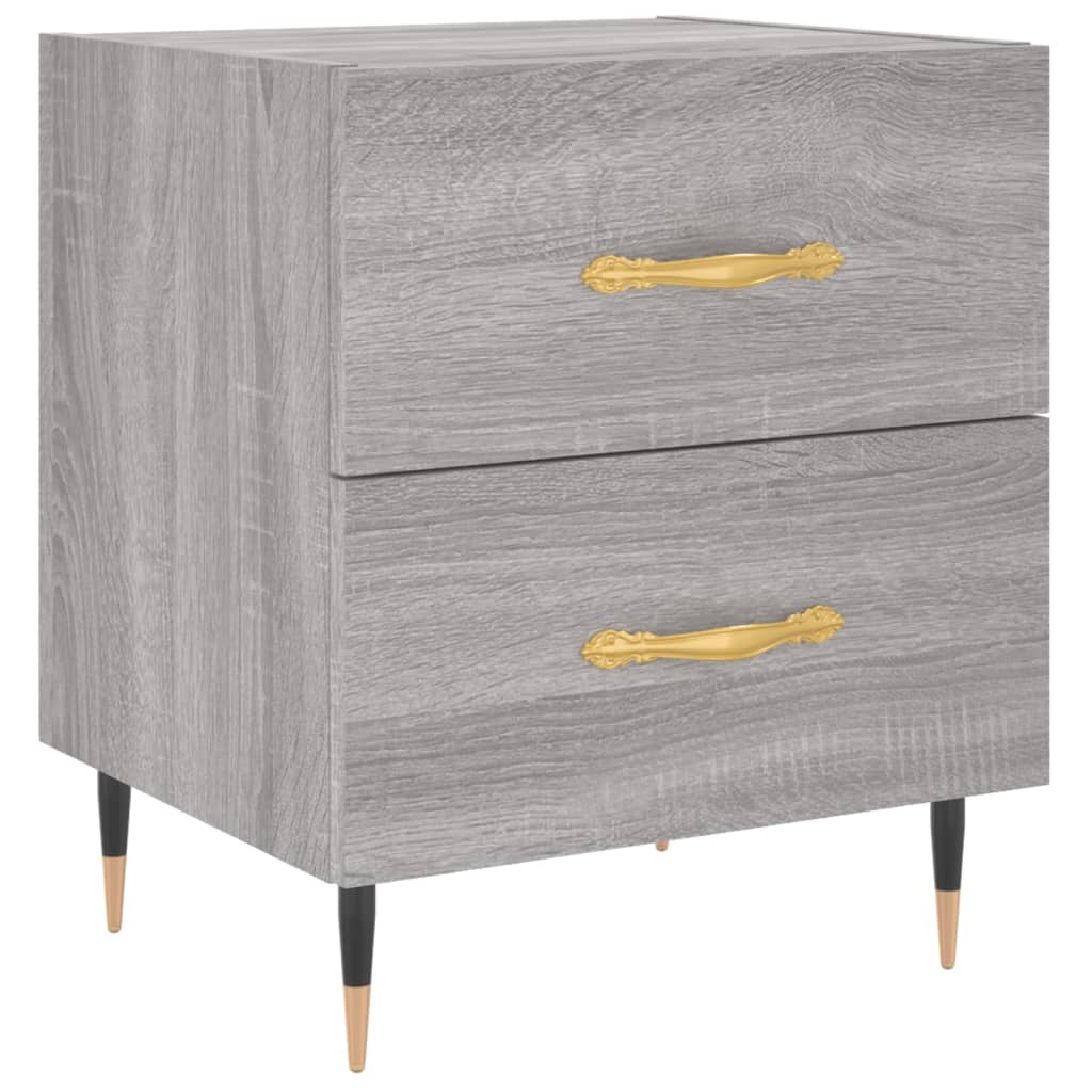 Noćni ormarići 2 kom boja hrasta 40x35x47,5cm konstruirano drvo