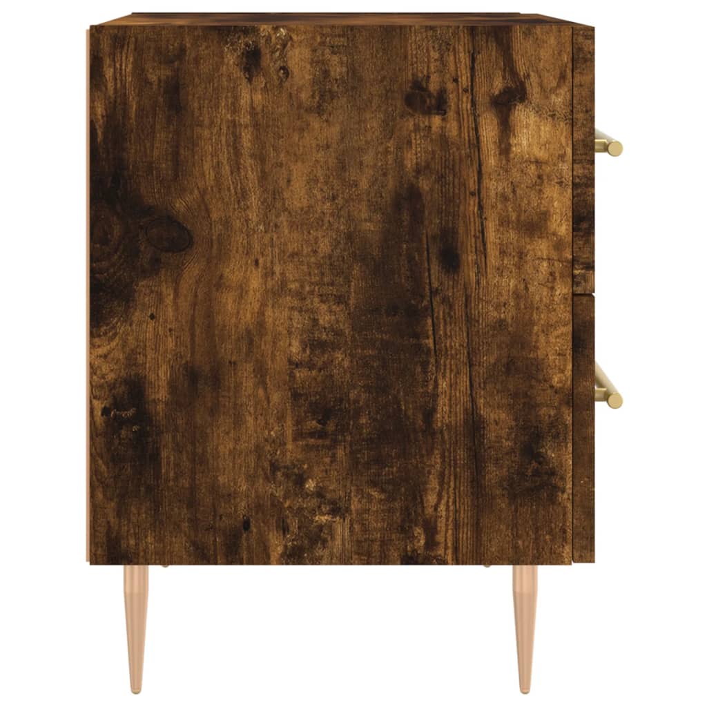 Noćni ormarići 2 kom boja hrasta 40x35x47,5cm konstruirano drvo