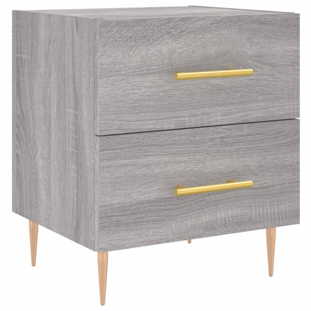 Noćni ormarići 2 kom boja hrasta 40x35x47,5cm konstruirano drvo