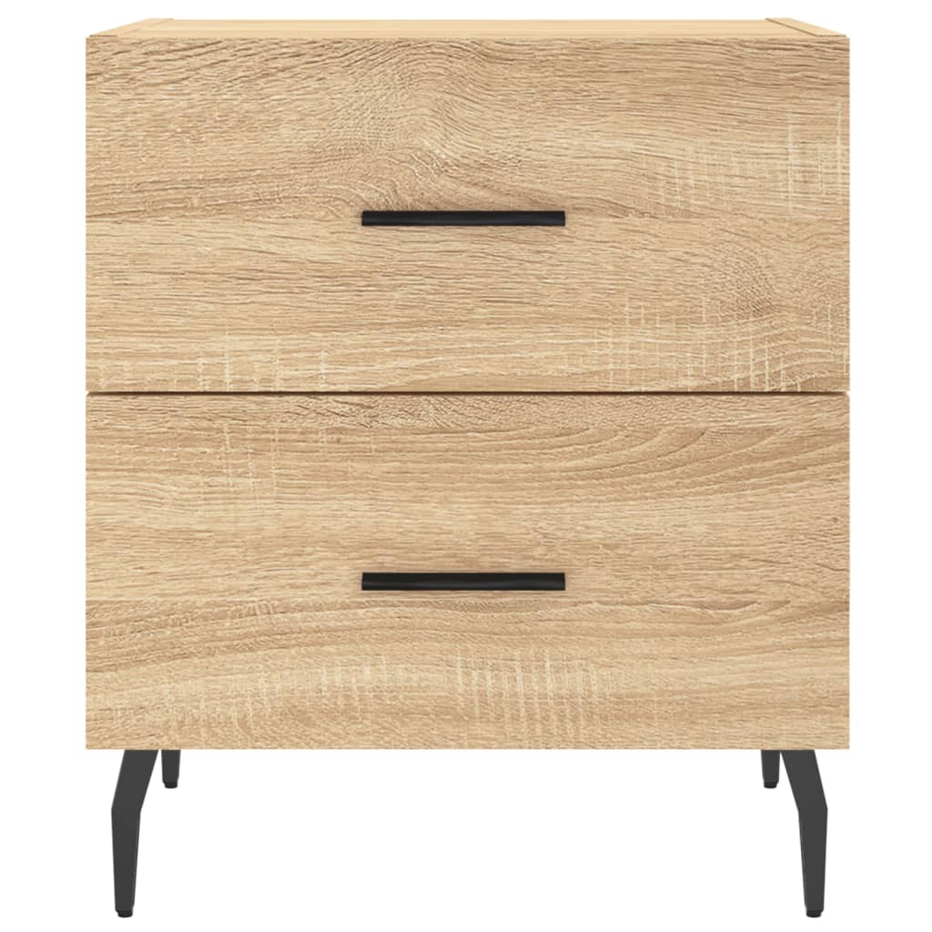 Noćni ormarići 2 kom boja hrasta 40x35x47,5cm konstruirano drvo