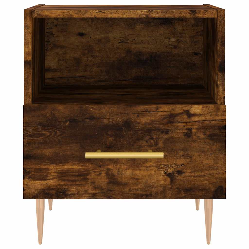 Noćni ormarići 2 kom boja hrasta 40x35x47,5cm konstruirano drvo