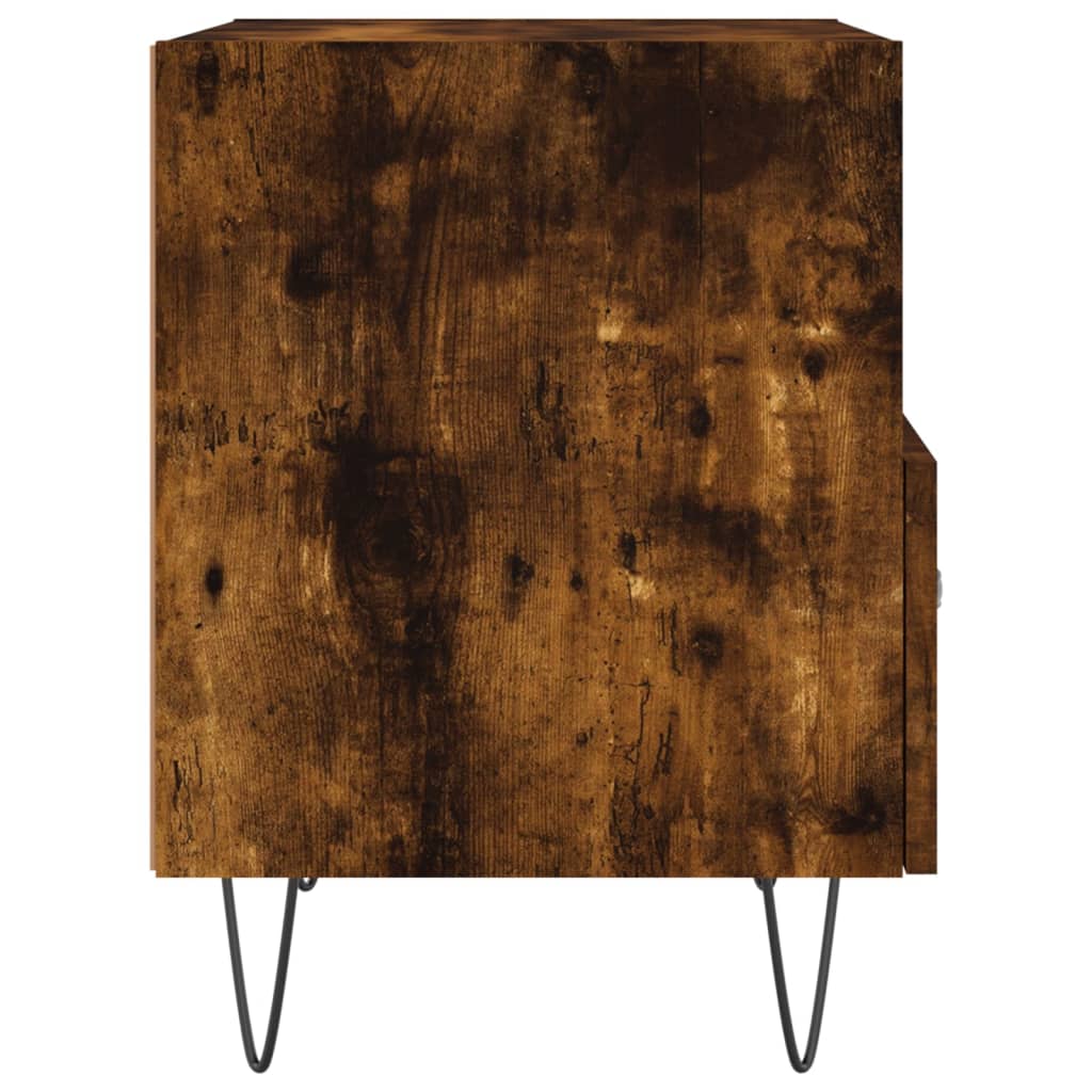 Noćni ormarići 2 kom boja hrasta 40x35x47,5cm konstruirano drvo