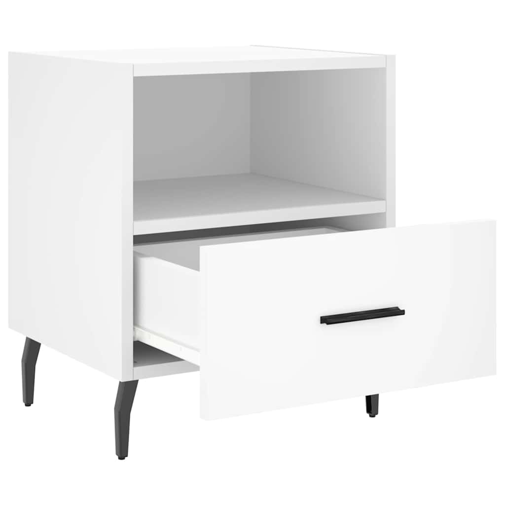 Noćni ormarići 2 kom bijeli 40x35x47,5 cm od konstruiranog drva